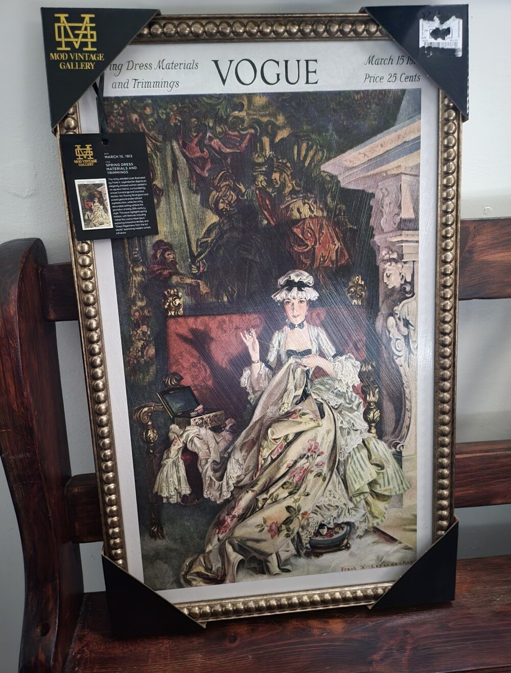 Brand New Never Used Vintage Vogue Print Spring Dress Materials And Trimming